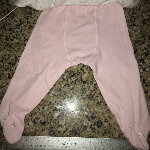 Bright future t-shirt, Bib & footies pants 6-9M - Picture 2 of 4